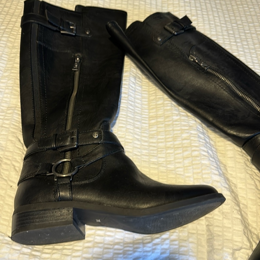 Black riding boots